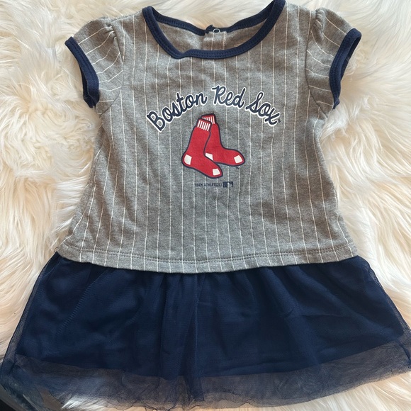 Boston Red Sox Other - Adorable Boston Red Sox Dress girls sz 12 months